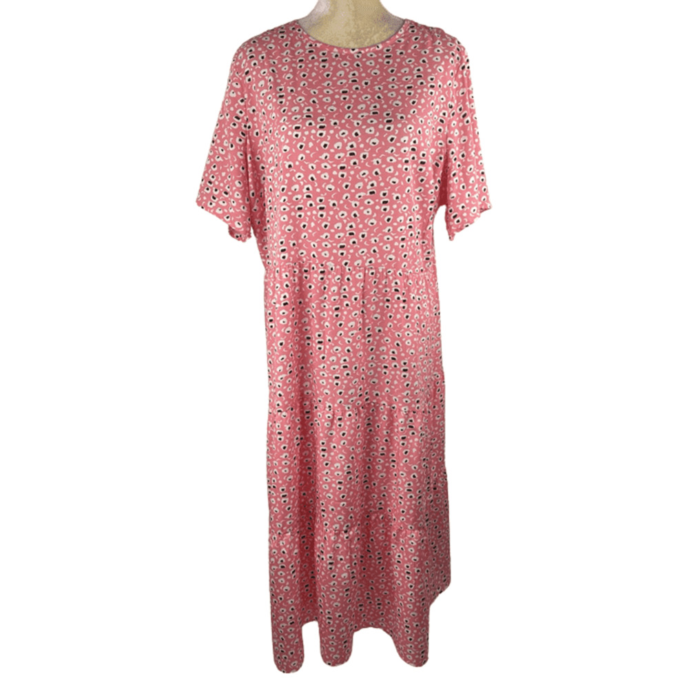 Influence women's pink, black and white dress size 18